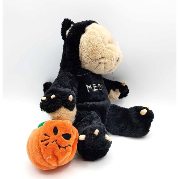 Starbucks 22nd Bearista 2002 Halloween Bear in Black Cat Meow Costume Plush NWT - Picture 2 of 6